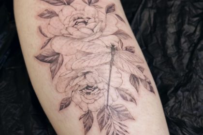 Blumen Libelle